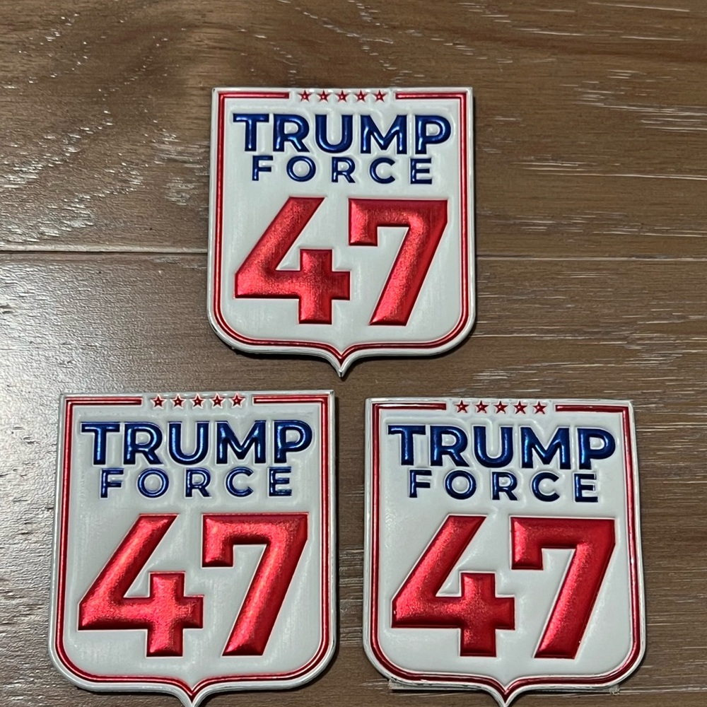 Official Trump Force 47 Campaign Exclusive Patch Donald J Trump Rare Collectible